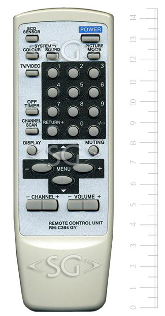 Пульт дистанционного управления для JVC RM-C364GY